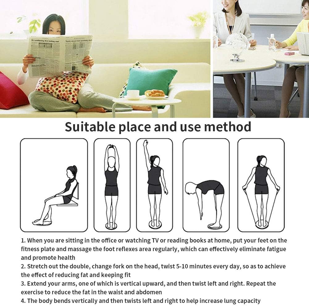 DUXAA Twisting Waist Disc, Body Shaping Twisting Boards Waist Aerobic Exercise Fitness Slim Machine Rotating Board Female Twister Exercise Sports Equipment